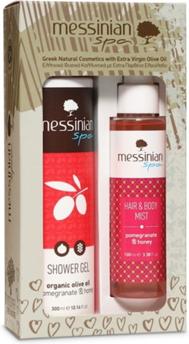 Messinian Spa PROMO Pomegranate & Honey Shower Gel Αφρόλουτρο Ρόδι - Μ …