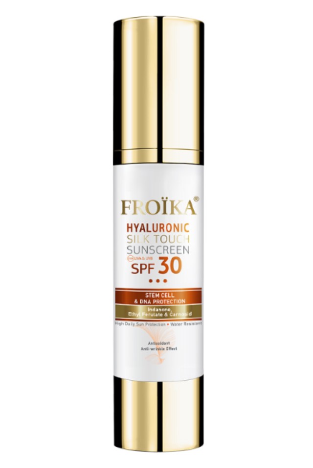 Froika Hyaluronic Silk Touch Sunscreen SPF30 Αντηλιακό Προσώπου με … Froika Hyaluronic Silk Touch Sunscreen SPF30 Αντηλιακό Προσώπου με …