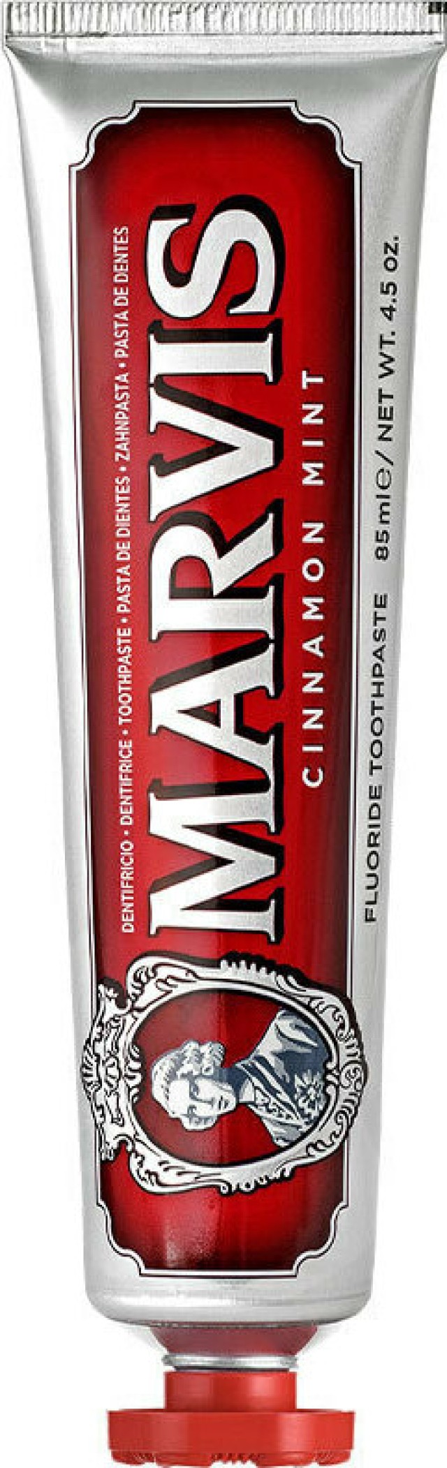 Marvis Cinnamon Mint & Xylitol Toothpaste Οδοντόκρεμα με Ευχάριστη Γεύση Κανέλας 85ml