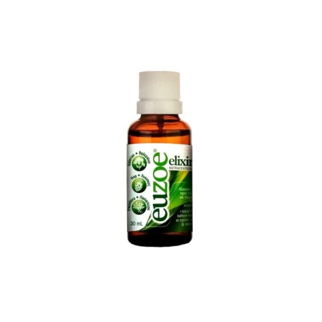 Uni Pharma Euzoe Elixir Φόρμουλα για το Άγχος & την Αϋπνία 30ml