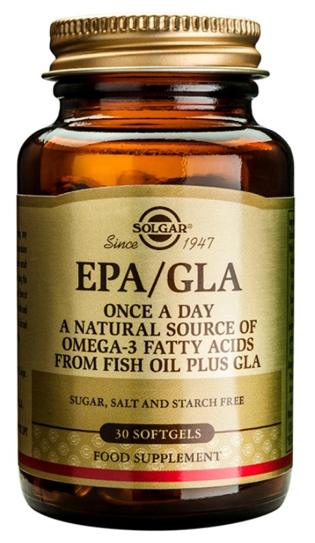 Solgar EPA / GLA Συμπλήρωμα Διατροφής Λιπαρών Οξέων 30 Μαλακές Κάψουλες