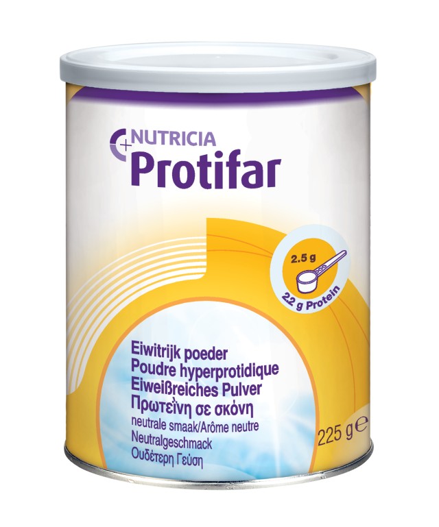 Nutricia Protifar Θρεπτικό Σκεύασμα σε Μορφή Σκόνης Πλούσιο σε Πρωτεΐνες με Ουδέτερη Γεύση 225gr