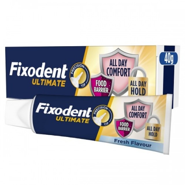 Fixodent Ultimate Food Barrier Denture Fixing Cream 40g