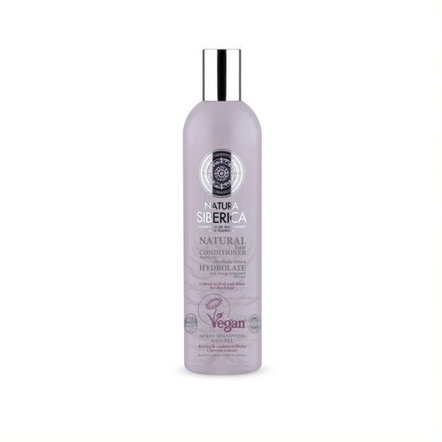 Natura Siberica Natural Hair Conditioner Colour Revival And Shine For Dyed Hair Φυσικό Μαλακτικό Αναβίωσης Χρώματος και Λάμψης για Βαμμένα Μαλλιά 400ml