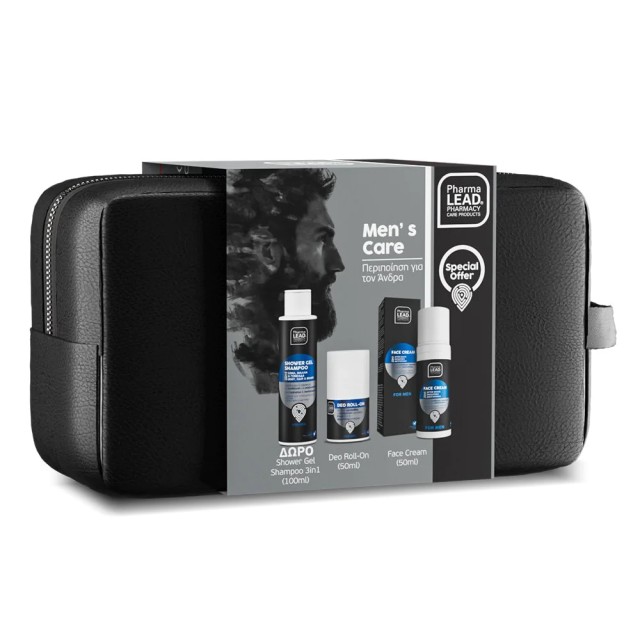 PharmaLead PROMO Mens Care Kit Ανδρικό Αποσμητικό Roll on 50ml - Face …
