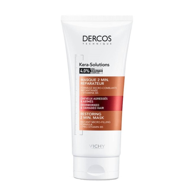 Vichy Dercos Kera Solutions Restoring 2min Μάσκα Επανόρθωσης Μαλλιών 2 …