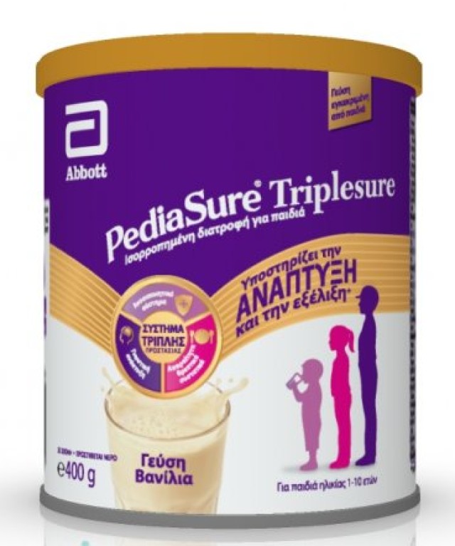 Abbott Pediasure Triplesure Συμπλήρωμα Διατροφής Για Παιδιά 1-10 ετών …