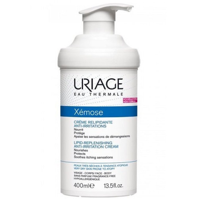 Uriage Xemose Creme - Κρέμα για πολύ Ξηρό με τάση Ατοπίας Δέρμα, 400ml
