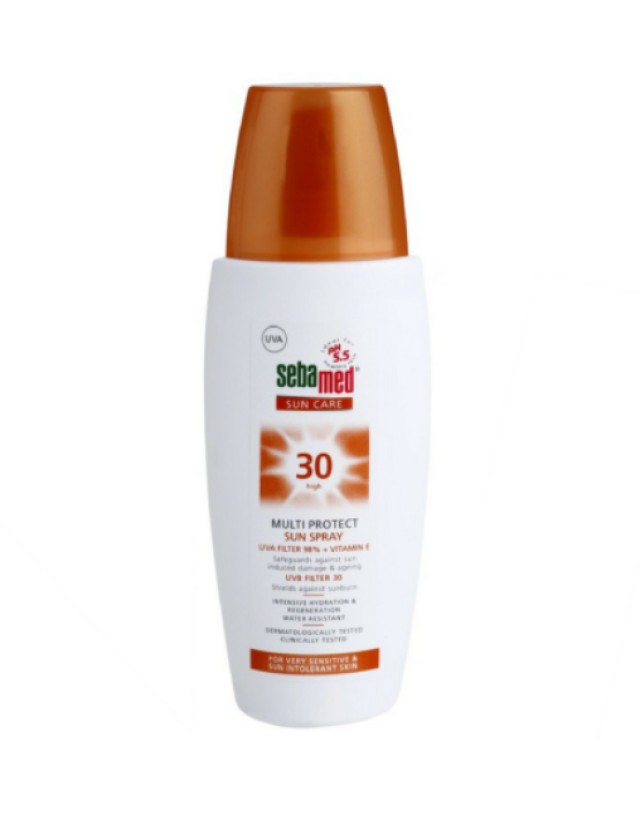 Sebamed Sun Care Multi Protect Sun SPF30 Αντηλιακό Spray Προσώπου - Σώματος για Ευαίσθητες Επιδερμίδες 150ml