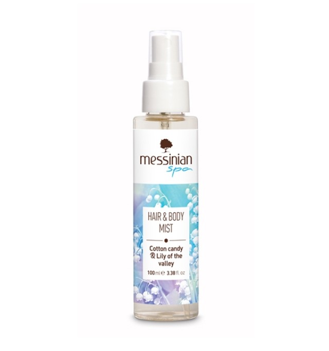 Messinian Spa Hair & Body Mist Cotton Candy & Lilly Of The Valley Αρωματικό Σπρέι για Μαλλιά & Σώμα 100ml