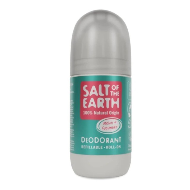 Salt of the Earth Vegan Refillable Roll-On Melon & Cucumber Αποσμητικό &hellip;