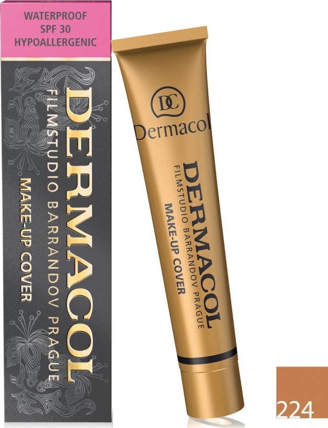 DERMACOL Make-up Cover Waterproof SPF30 Hypoallergenic  224   30gr