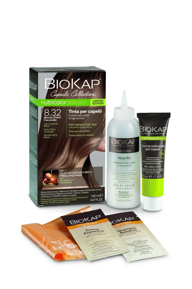 Biokap Nutricolor Delicato No8.32 Light Caramel Blond Βαφή Μαλλιών Ανο &hellip;