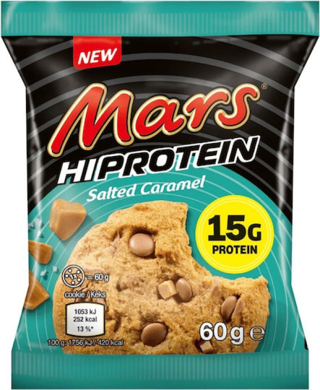 Mars Hi Protein Μπισκότο Πρωτεΐνης Salted Caramel με 15gr Protein 60gr Mars Hi Protein Μπισκότο Πρωτεΐνης Salted Caramel με 15gr Protein 60gr