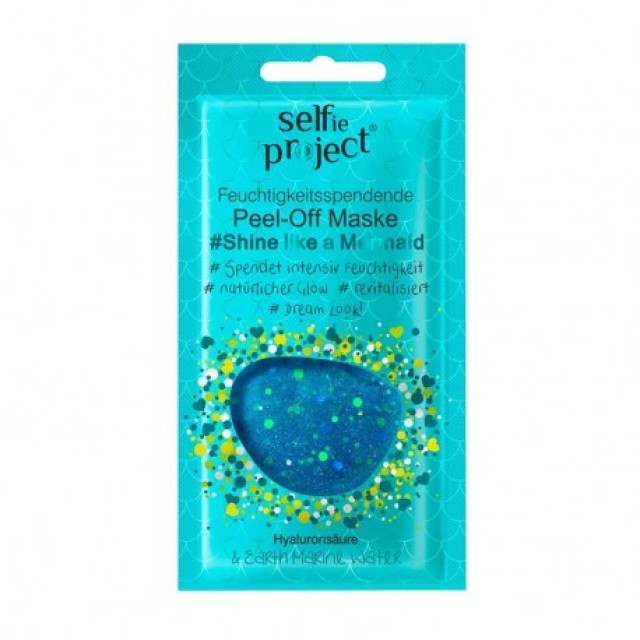 Selfie Project Shine Like a Mermaid Ενυδατική Μάσκα Προσώπου με Μπλε G …