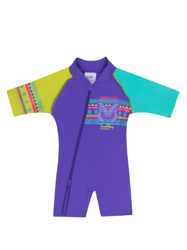 Sunway UV One-Piece Swimsuit with Sun Protection UPF50+ Rainbow 6-7 … Sunway UV One-Piece Swimsuit with Sun Protection UPF50+ Rainbow 6-7 …