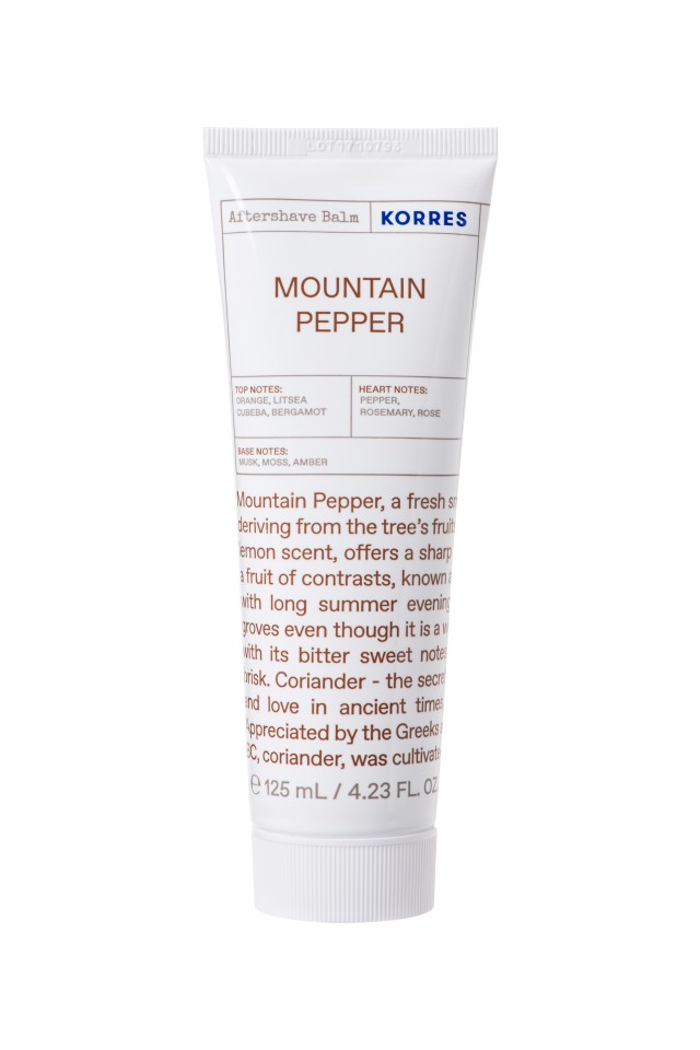 Korres Mountain Pepper Aftershave Ενυδατικό Γαλάκτωμα Για Μετά Το Ξύρι …