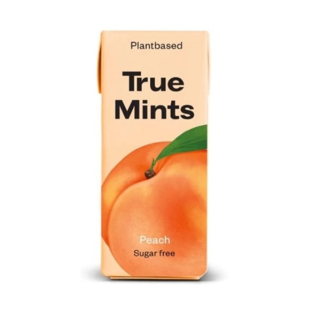 True Mints Peach Sugar Free Φυσικές Παστίλιες με Γεύση Ροδάκινο Χωρίς …