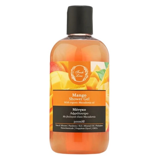 Fresh Line Mango Shower Gel Τροπικό Αφρόλουτρο Μάνγκο 300ml Fresh Line Mango Shower Gel Τροπικό Αφρόλουτρο Μάνγκο 300ml