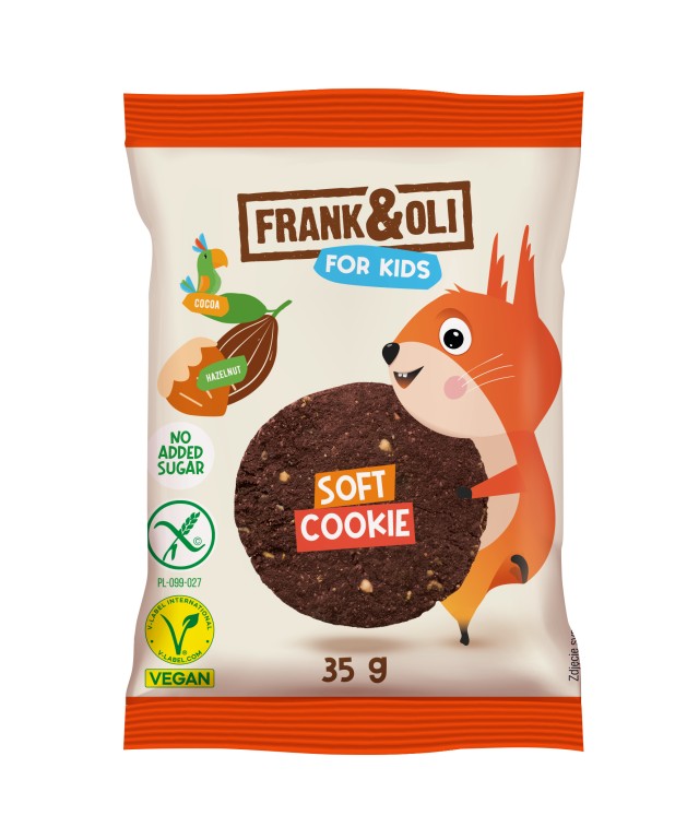 Frank & Oli For Kids Soft Cookie Hazelnut & Cocoa Παιδικό Μαλακό Μπισκ … Frank & Oli For Kids Soft Cookie Hazelnut & Cocoa Παιδικό Μαλακό Μπισκ …