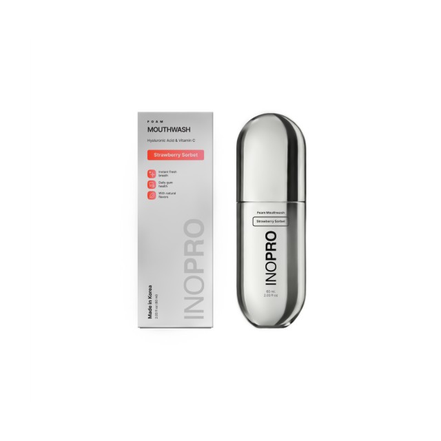Inopro Mouthwash Strawberry Sorbet Στοματικό Διάλυμα σε Μορφή Αφρού … Inopro Mouthwash Strawberry Sorbet Στοματικό Διάλυμα σε Μορφή Αφρού …