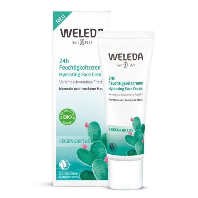 Weleda 24ωρη Ενυδατική Κρέμα Προσώπου Με Φραγκοσυκιά 30ml