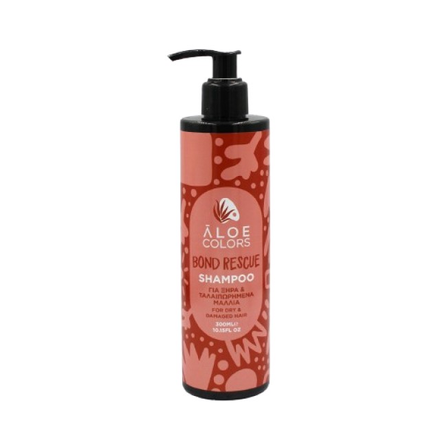 Aloe Colors Bond Rescue Shampoo Σαμπουάν για Ξηρά & Ταλαιπωρημένα Μαλλ &hellip;