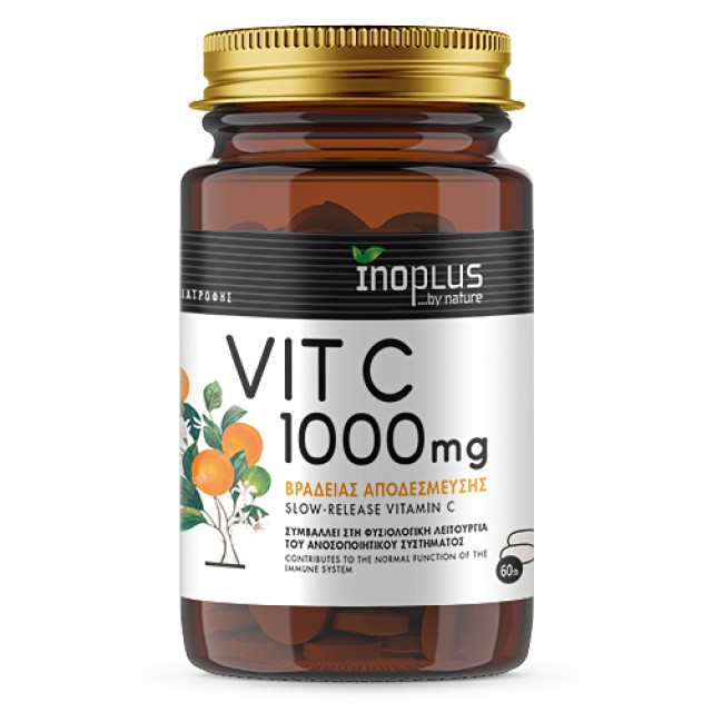 InoPlus Vit C 1000mg Slow Release για την Καλή Λειτουργία του Ανοσοποι … InoPlus Vit C 1000mg Slow Release για την Καλή Λειτουργία του Ανοσοποι …