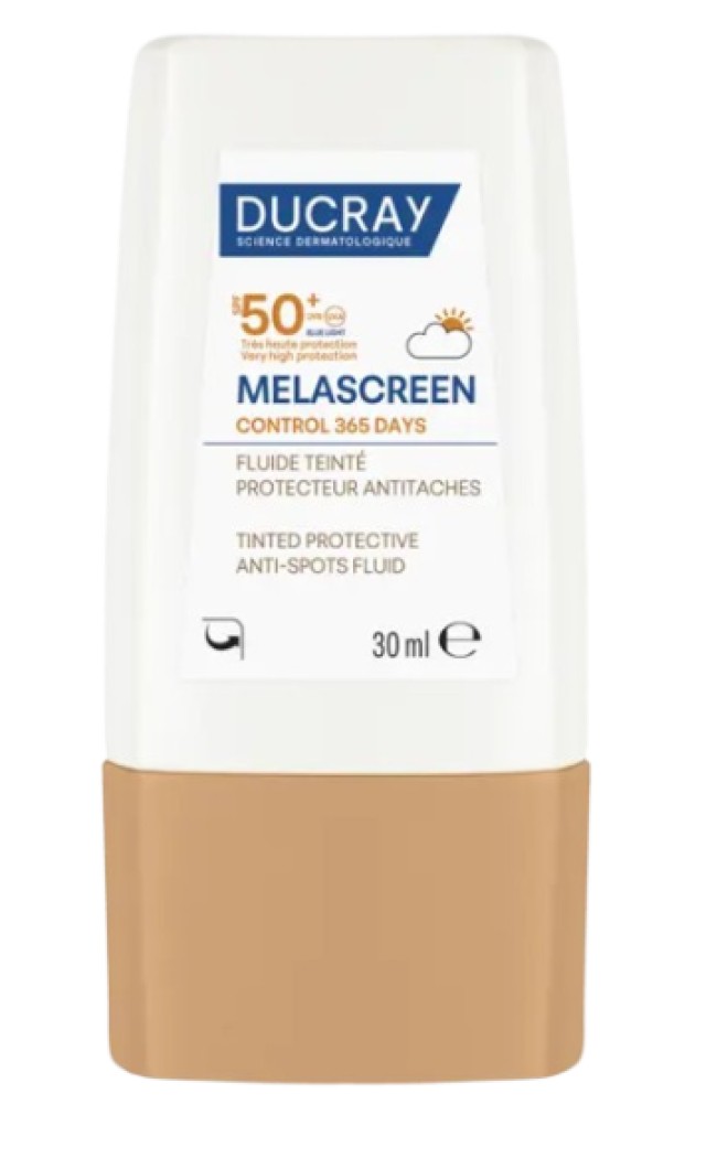 Ducray Melascreen SPF50+ Control Tinted Fluid Αντηλιακό Προσώπου με Χρ …