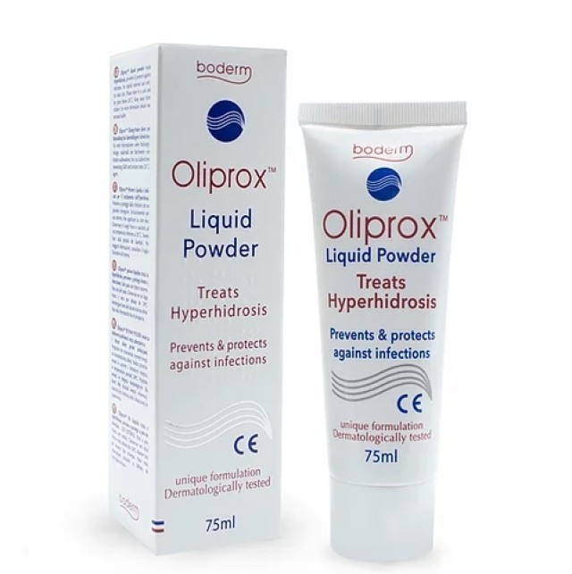 Boderm Oliprox™ Liquid Powder Υγρή Πούδρα Κατά της Υπεριδρωσίας 75ml