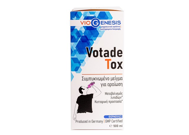 VioGenesis VotadeTox Liquid Συμπλήρωμα Διατροφής για τον Μεταβολισμό - Τοξίνες 500ml