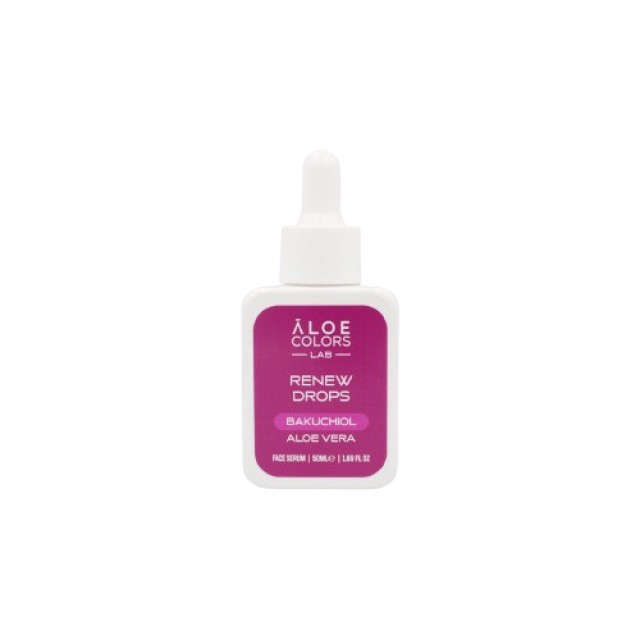 Aloe Colors Face Serum Renew Drops Bakuchiol Ορός Προσώπου Αντιγήρανση &hellip;