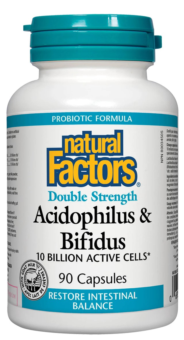 Natural Factors Acidophilus & Bifidus Συμπλήρωμα για την … Natural Factors Acidophilus & Bifidus Συμπλήρωμα για την …