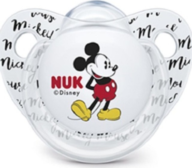 Nuk Trendline Disney Mickey - Minnie Πιπίλα Σιλικόνης με Κρίκο 0-6m+ [10.730.325] 1 Τεμάχιο