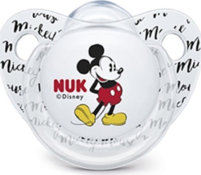 Nuk Trendline Disney Mickey - Minnie Πιπίλα Σιλικόνης με Κρίκο 0-6m+ [ &hellip;