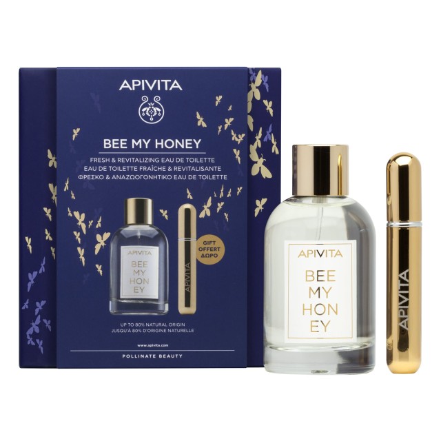 Apivita PROMO Bee my Honey Eau de Toilette Άρωμα 100ml - ΔΩΡΟ Επαναγεμ …