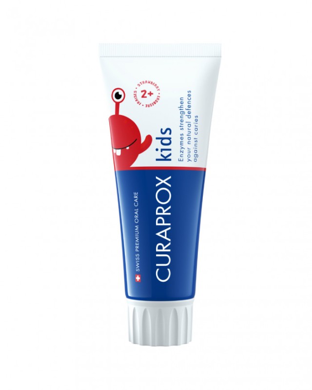 Curaprox Kids Οδοντόκρεμα 950ppm με Γεύση Φράουλα για Παιδιά από 2 Ετώ … Curaprox Kids Οδοντόκρεμα 950ppm με Γεύση Φράουλα για Παιδιά από 2 Ετώ …