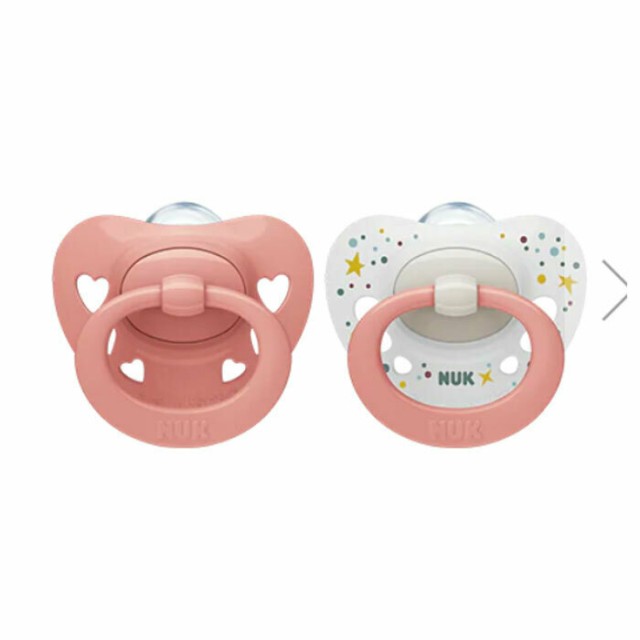 Nuk Family Love Signature Ορθοδοντικές Πιπίλες Σιλικόνης σε Θήκη Λευκό …