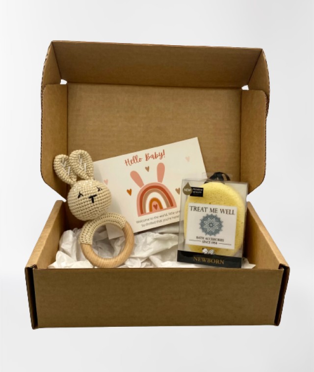 Treat Me Well Mini Baby Box Rabbit Beige NewBorn Bath & Shower Sponge … Treat Me Well Mini Baby Box Rabbit Beige NewBorn Bath & Shower Sponge …