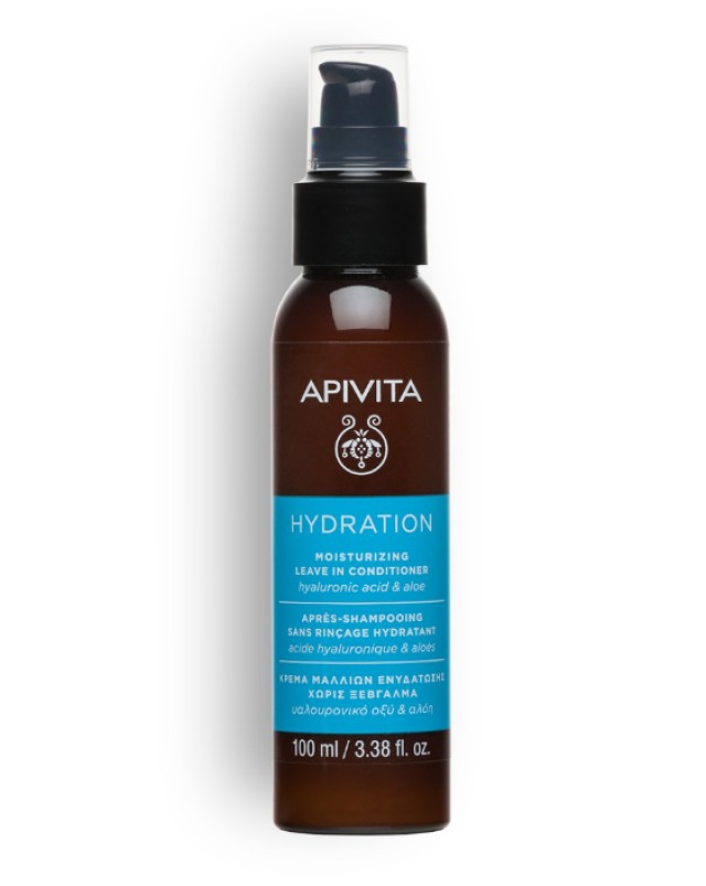 Apivita Hydration Leave In Conditioner Ενυδατική Κρέμα Μαλλιών Χωρίς Ξέβγαλμα 100ml