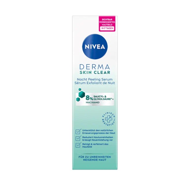 Nivea Derma Skin Clear Απολεπιστικό Νυκτός 40ml