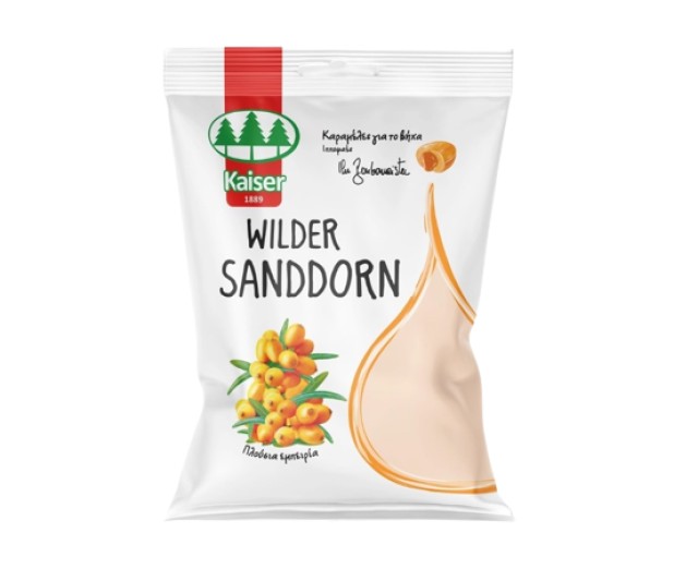 Kaiser Wilder Sanddorn Καραμέλες για το Βήχα με Ιπποφαές 90gr Kaiser Wilder Sanddorn Καραμέλες για το Βήχα με Ιπποφαές 90gr