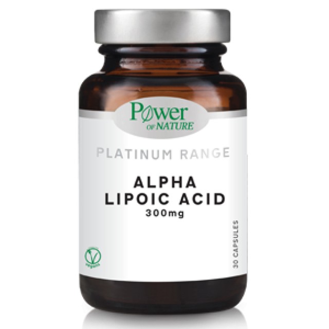 Power Of Nature Platinum Range Alpha Lipoic Acid 300mg με Αντιοξειδωτι … Power Of Nature Platinum Range Alpha Lipoic Acid 300mg με Αντιοξειδωτι …