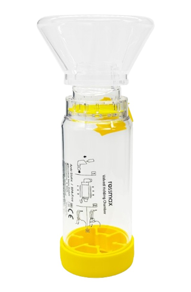 RossMax Αεροθάλαμος Εισπνοών με Μάσκα Σιλικόνης για Νεογνά έως 1,5 Ετώ &hellip;