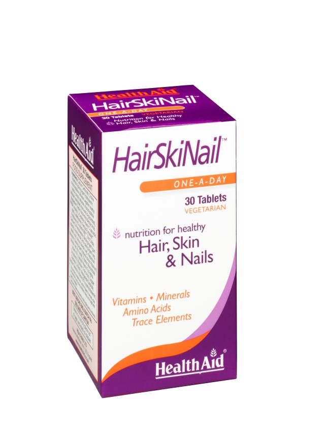 Health Aid Hair Skin Nail Συμπλήρωμα Διατροφής Για Μαλλιά - Νύχια - Δέ …