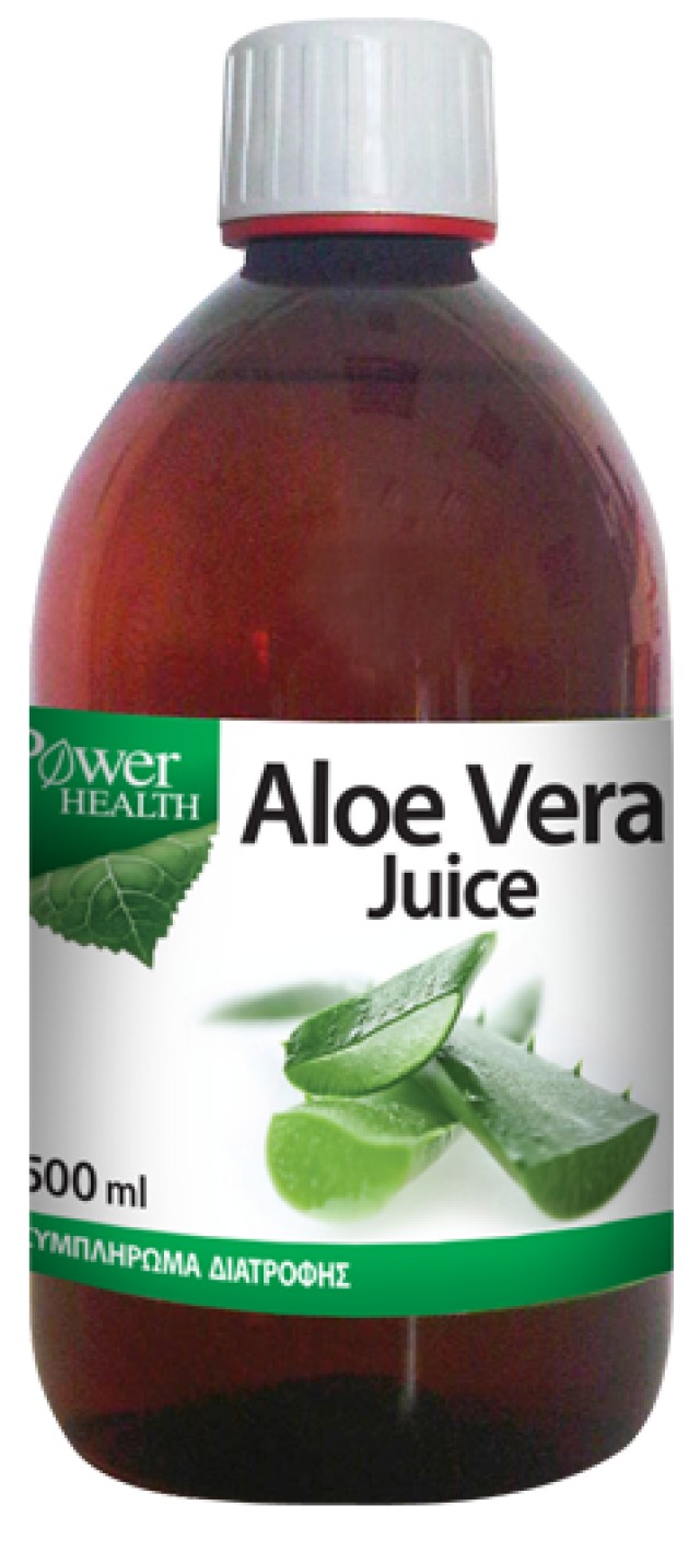 Power Health Aloe Vera Juice 500mg Φυσικός Χυμός Αλόης 500ml