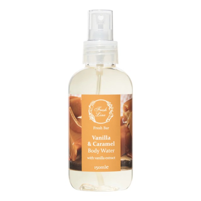 Fresh Line Vanilla & Caramel Body Water Αρωματικό Νερό Σώματος Βανίλια … Fresh Line Vanilla & Caramel Body Water Αρωματικό Νερό Σώματος Βανίλια …