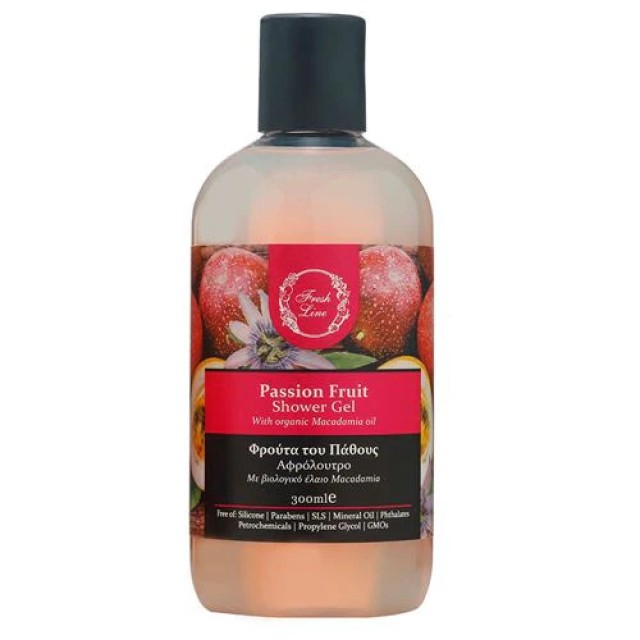 Fresh Line Passion Fruit Shower Gel Τροπικό Αφρόλουτρο με Φρούτα του Π … Fresh Line Passion Fruit Shower Gel Τροπικό Αφρόλουτρο με Φρούτα του Π …