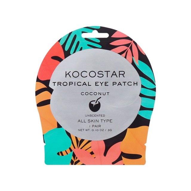 Kocostar Tropical Coconut Eye Patch Επιθέματα Υδρογέλης για Ενυδάτωση των Ματιών 1 Ζευγάρι