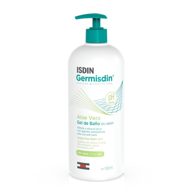 Isdin Germisdin Aloe Vera Syndet Shower Gel Καθαρισμού Σώματος Χωρίς Σ &hellip;